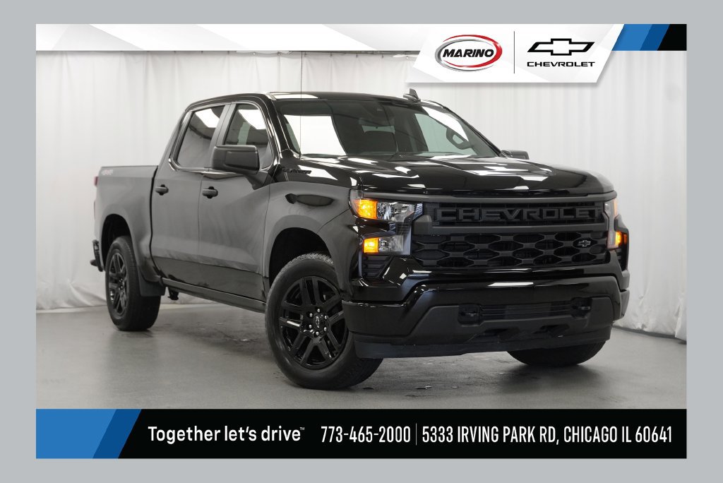 Used 2023 Chevrolet Silverado 1500 Custom w/ LPO, Dark Essentials Package AWD/4WD image 1