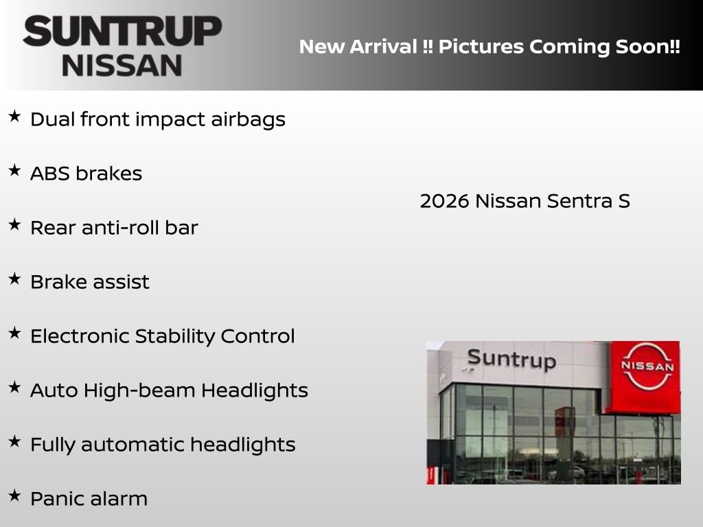New 2026 Nissan Sentra S FWD image 5