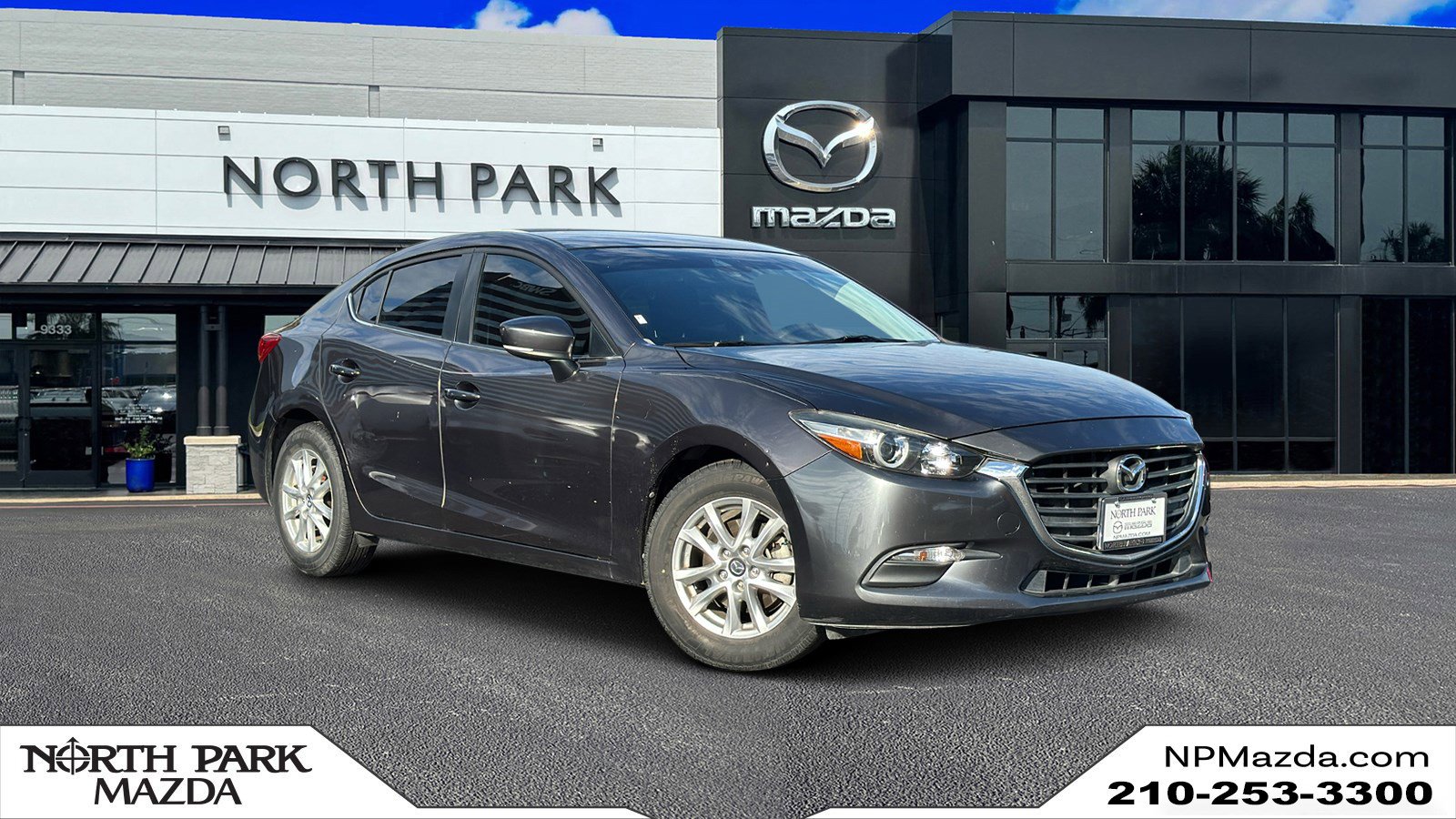 Used 2018 MAZDA MAZDA3 Sport w/ Preferred Equipment Package FWD image 1