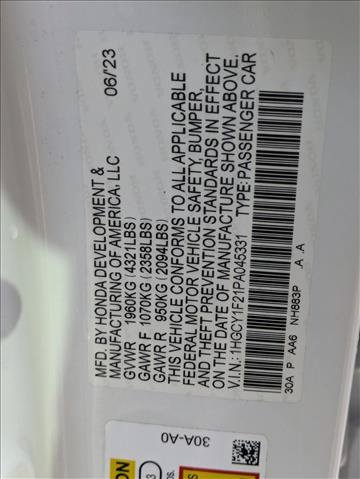 Certified 2023 Honda Accord LX image 24