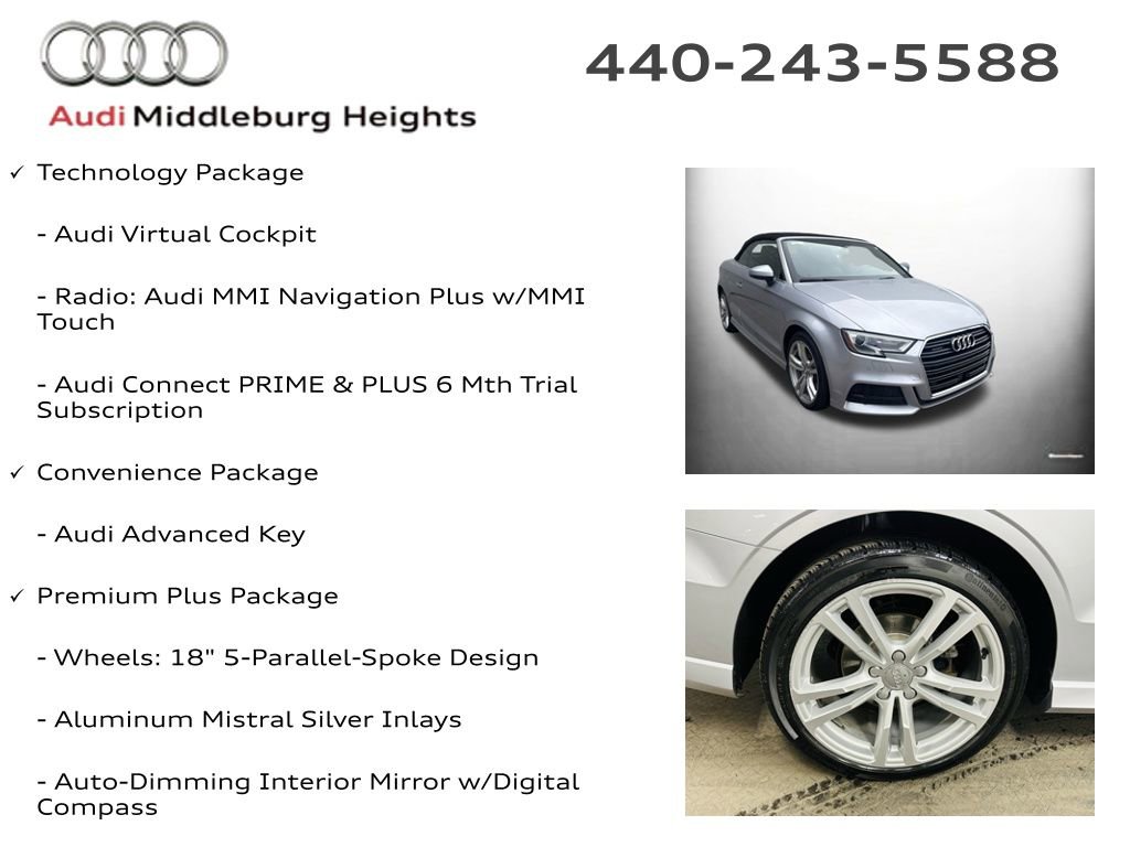 Used 2018 Audi A3 2.0T Premium Plus w/ Premium Plus Package image 6