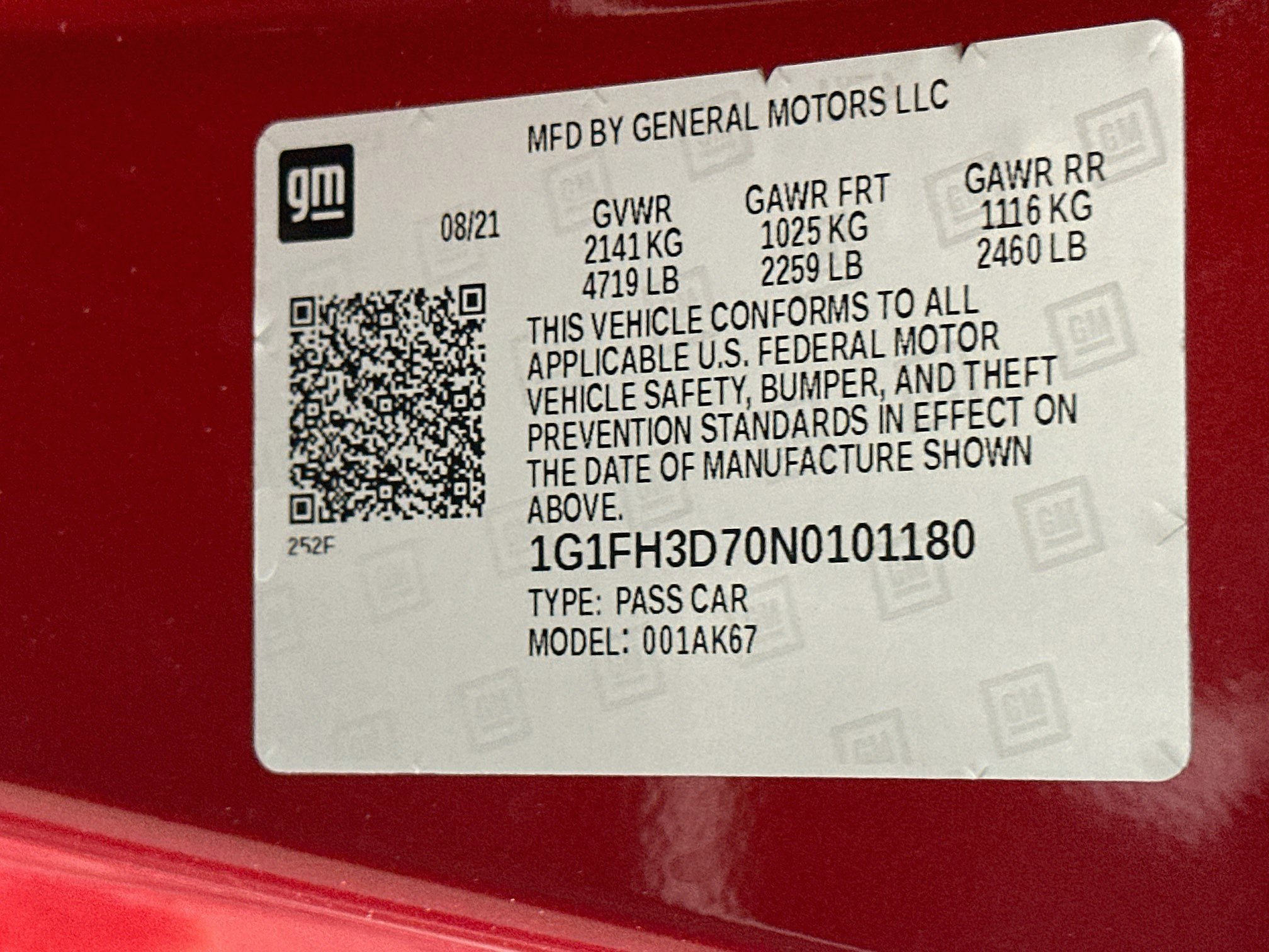 Used 2022 Chevrolet Camaro SS RWD image 12