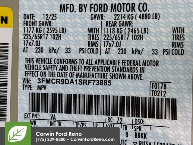 New 2025 Ford Bronco Sport Badlands w/ Badlands Tech Package image 33