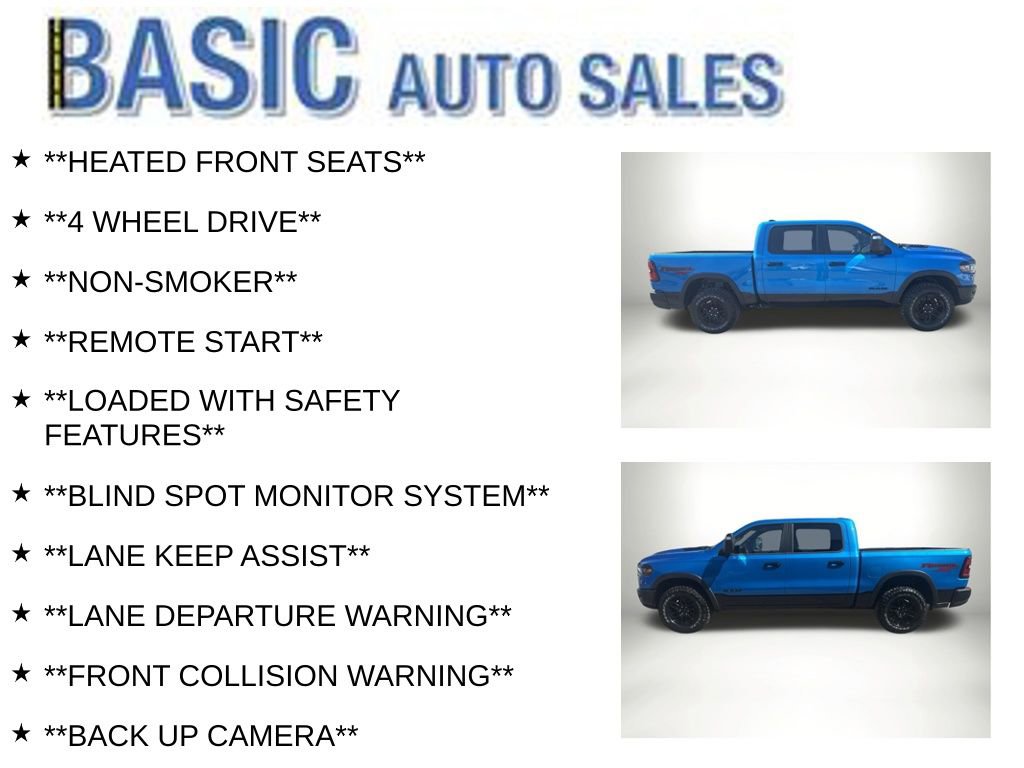 Used 2025 RAM 1500 Rebel w/ Advanced Safety Group II image 8