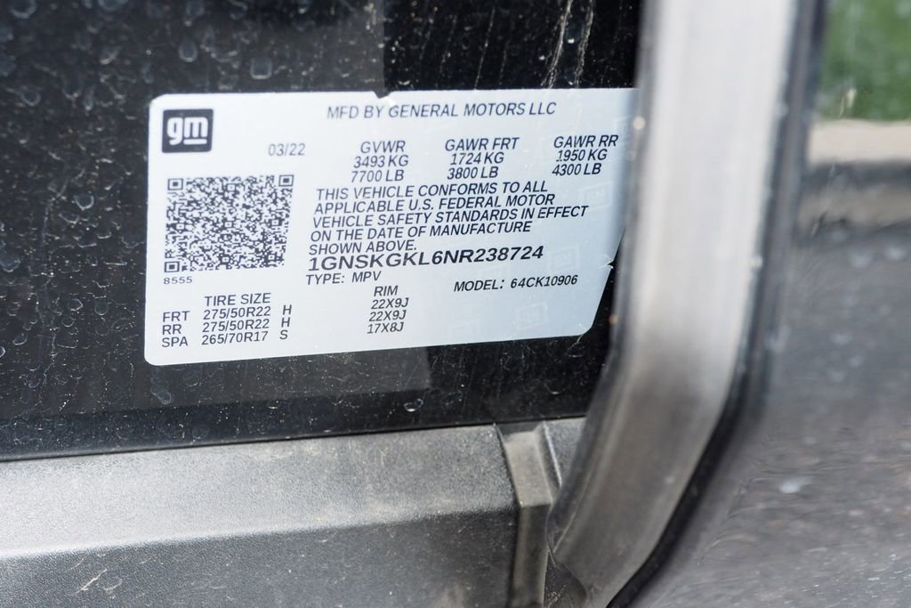 Used 2022 Chevrolet Suburban High Country w/ Premium Package 2 image 32