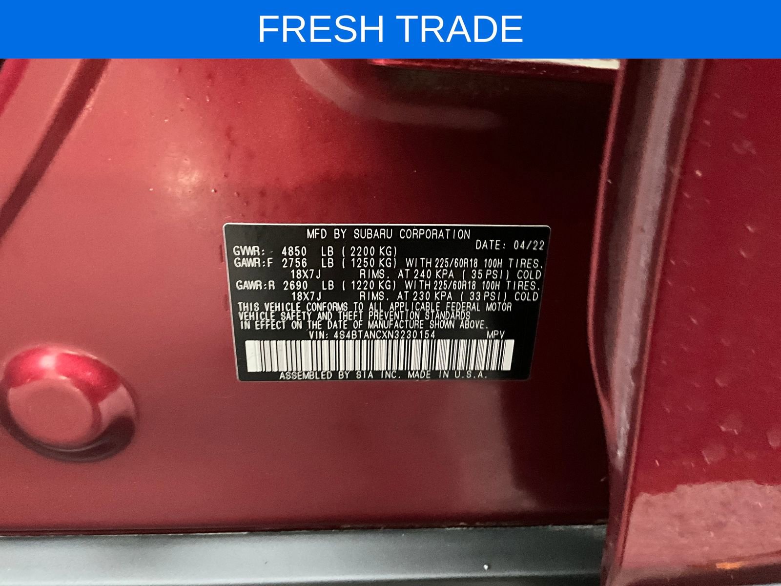 Certified 2022 Subaru Outback Limited w/ Popular Package #2 image 37