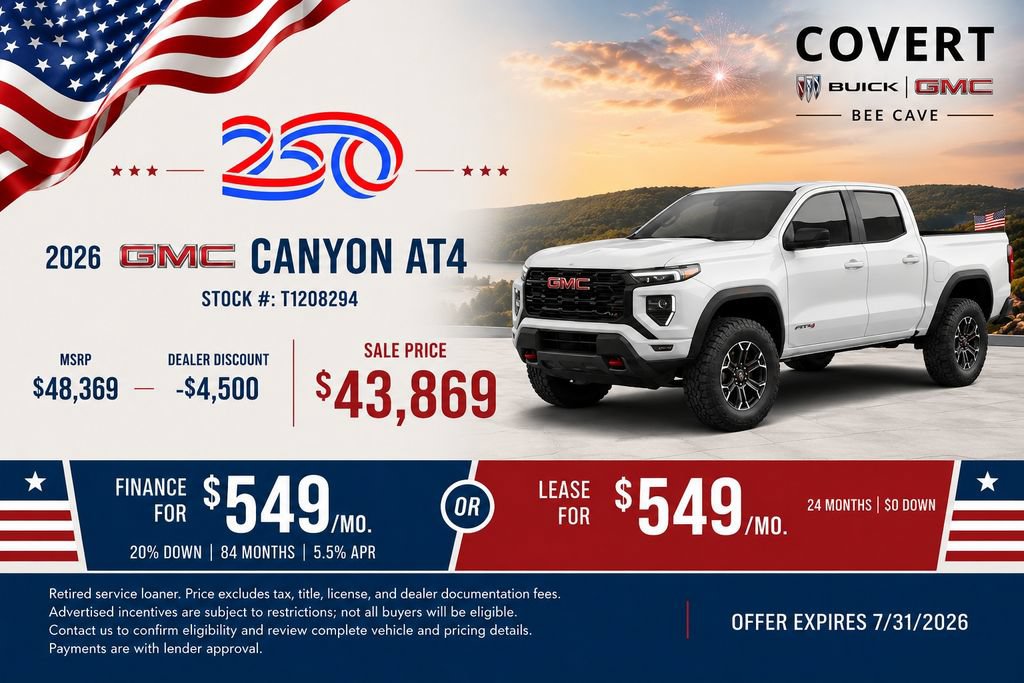 New 2026 GMC Canyon Denali w/ LPO, Denali Black Edition AWD/4WD image 2
