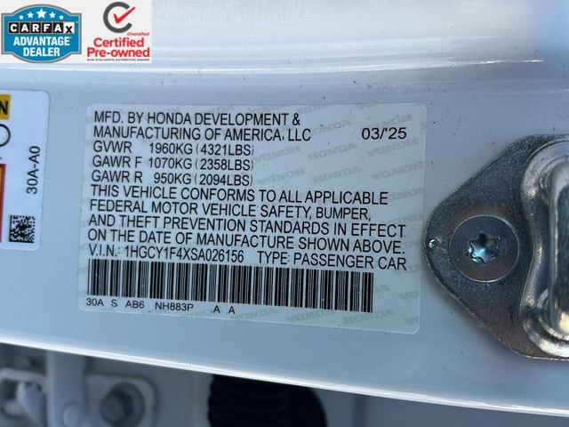 Used 2025 Honda Accord SE image 45