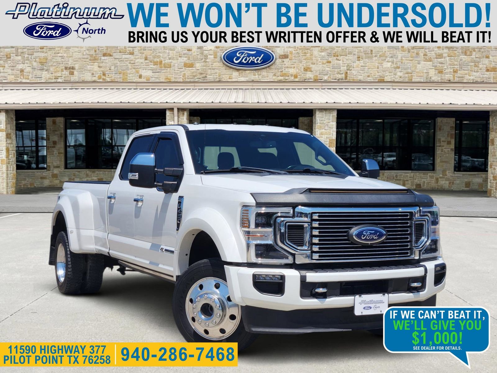 Used 2020 Ford F450 Platinum w/ FX4 Off-Road Package AWD/4WD image 1