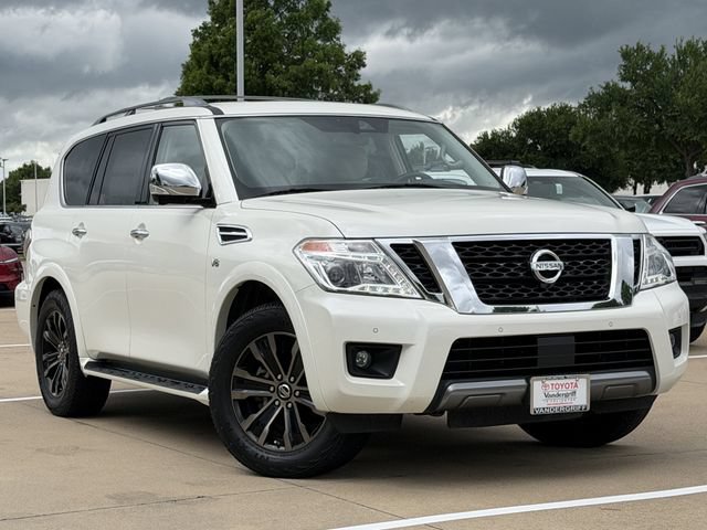 Used 2019 Nissan Armada Platinum w/ Captain's Chairs Package RWD image 2