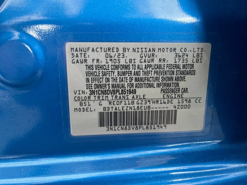 Certified 2023 Nissan Versa S w/ Trunk Package FWD image 31
