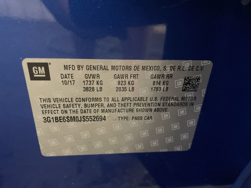 Used 2018 Chevrolet Cruze LT w/ Convenience Package FWD image 26