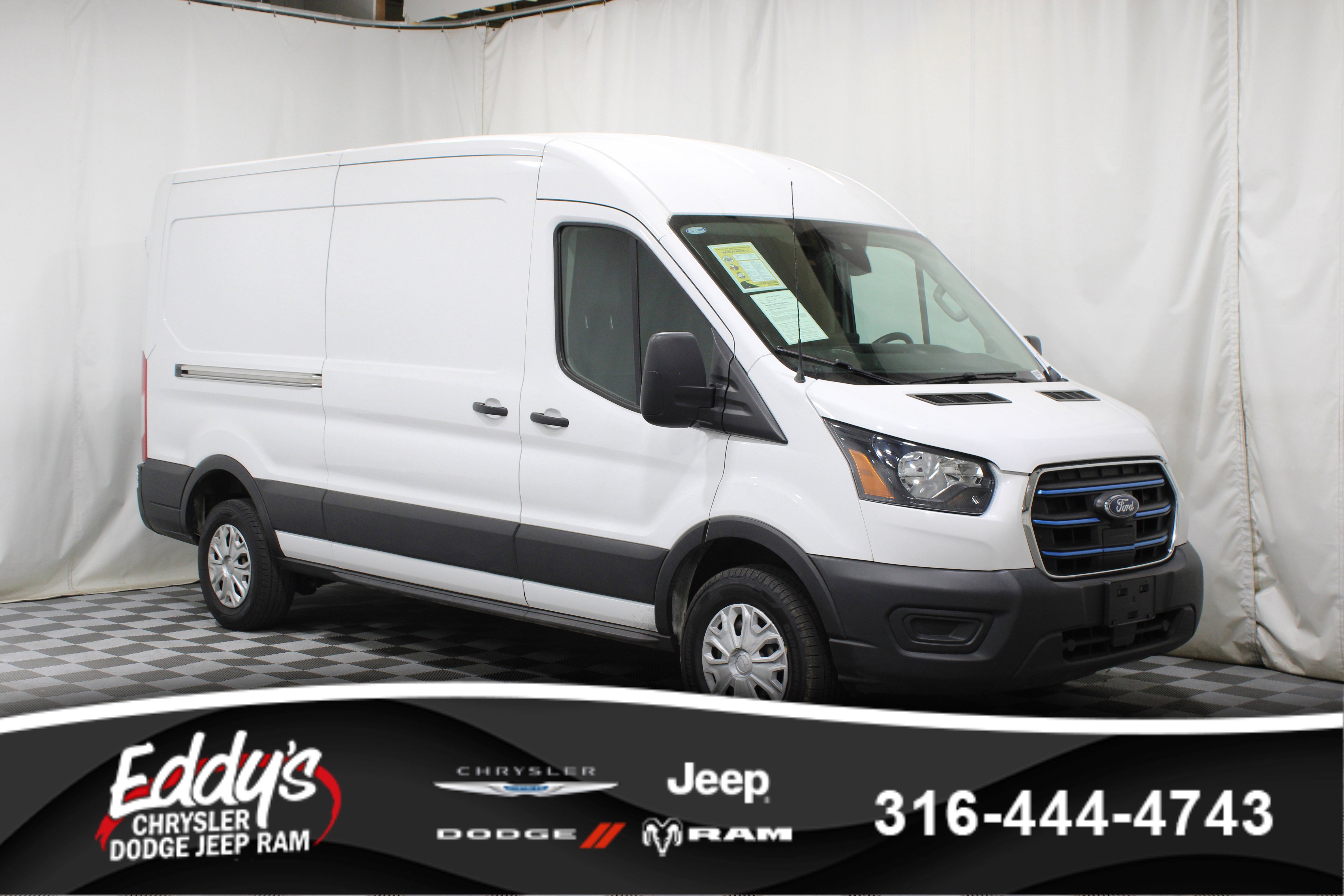 Used 2023 Ford E-Transit Medium Roof w/ Load Area Protection Package RWD image 1