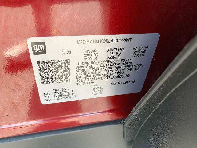 Certified 2023 Chevrolet TrailBlazer RS w/ Sun and Liftgate Package AWD/4WD image 33