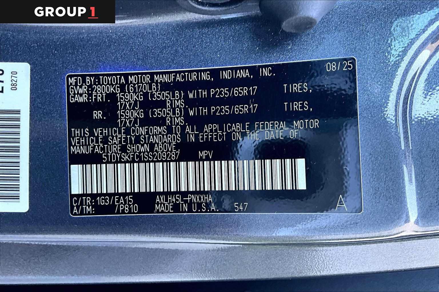 Used 2025 Toyota Sienna XLE AWD/4WD image 37