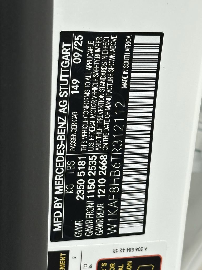 New 2026 Mercedes-Benz C 43 AMG 4MATIC Sedan image 35