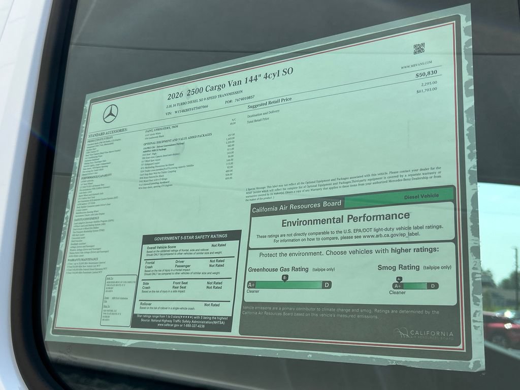 New 2026 Mercedes-Benz Sprinter 2500 image 33