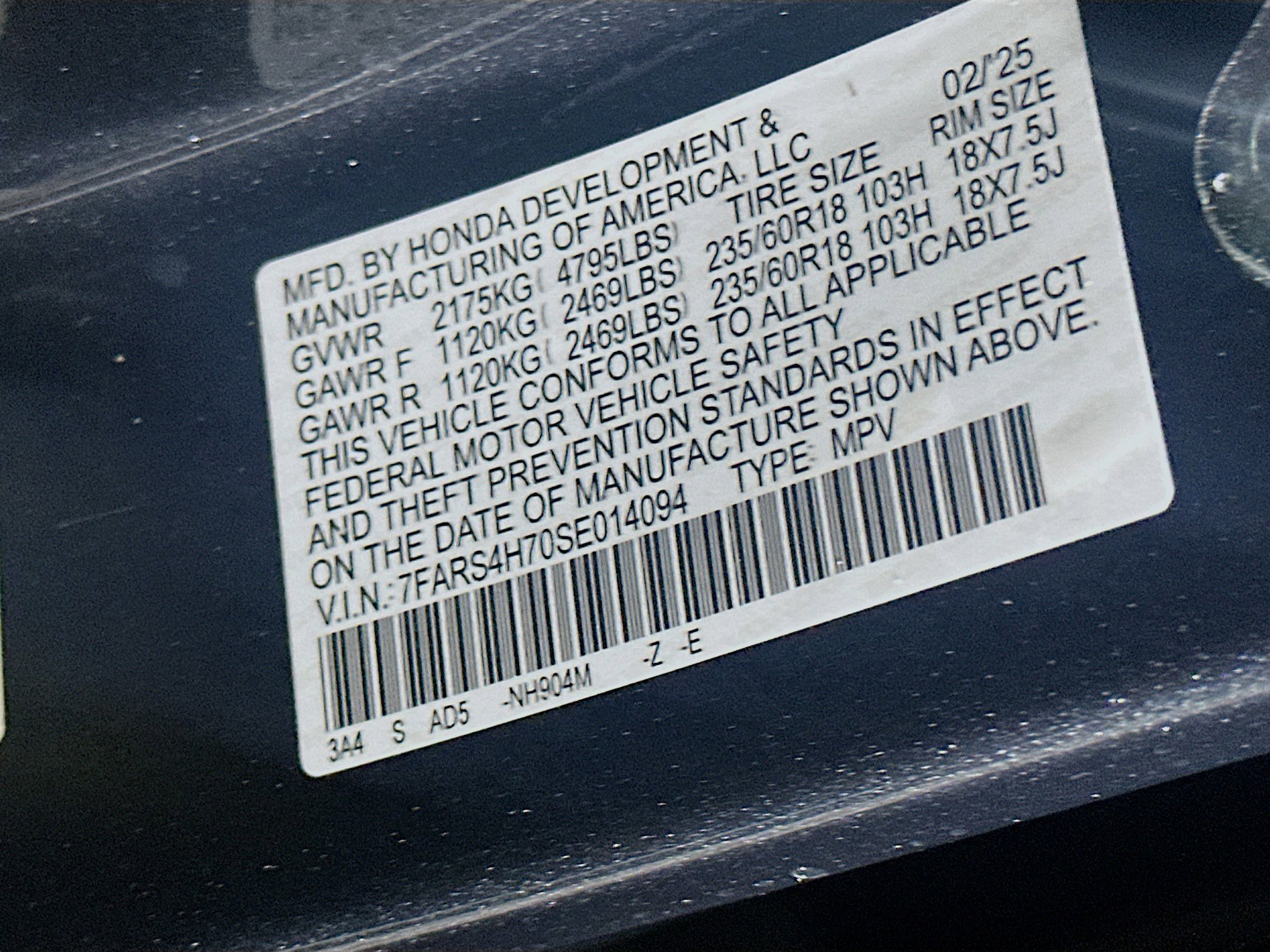 Used 2025 Honda CR-V EX-L image 12