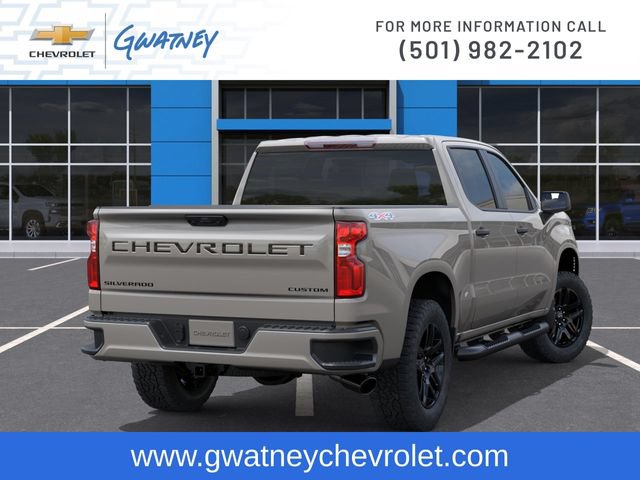 New 2026 Chevrolet Silverado 1500 Custom w/ Turbomax Blackout Package AWD/4WD image 4