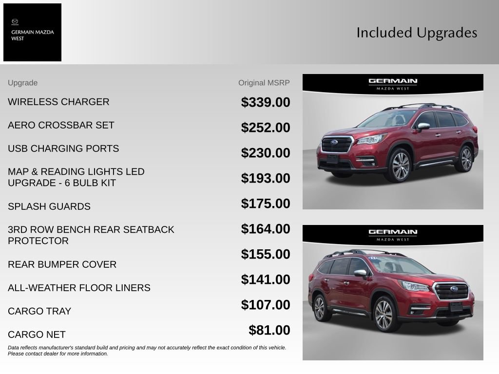 Used 2022 Subaru Ascent Touring AWD/4WD image 10