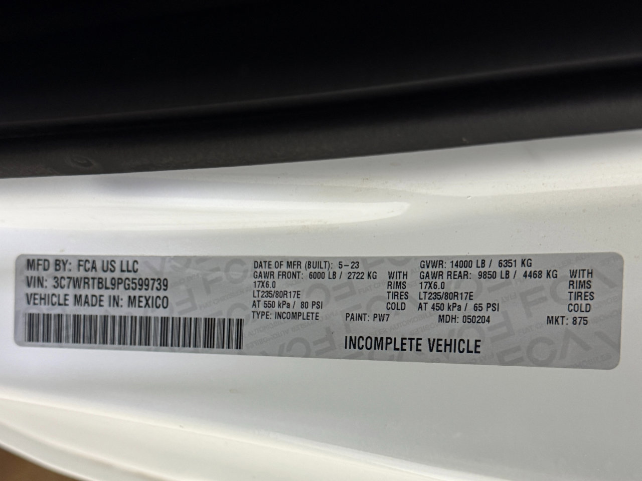 Used 2023 RAM 3500 SLT w/ Quick Order Package 2YG SLT image 27