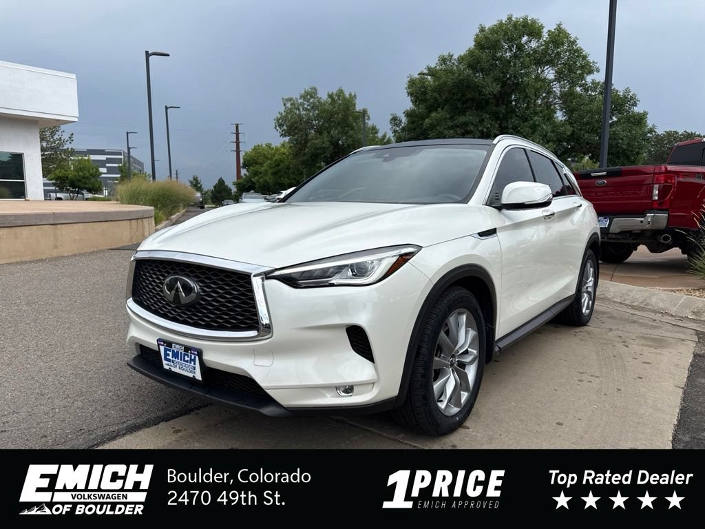 Used 2021 INFINITI QX50 Luxe w/ Cargo Package AWD/4WD image 1