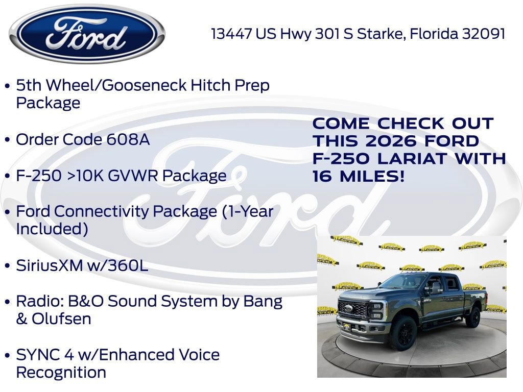 New 2026 Ford F250 Lariat image 25