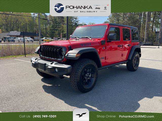 Certified 2025 Jeep Wrangler Unlimited Sport S 4xe AWD/4WD image 1