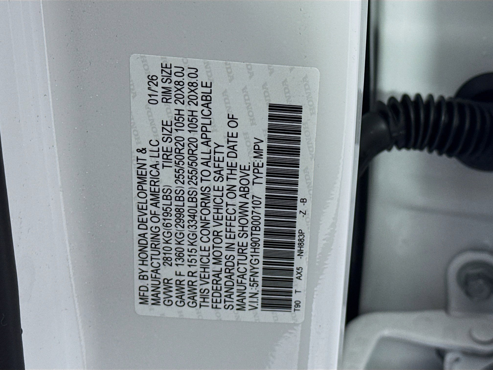 New 2026 Honda Pilot Black Edition image 35