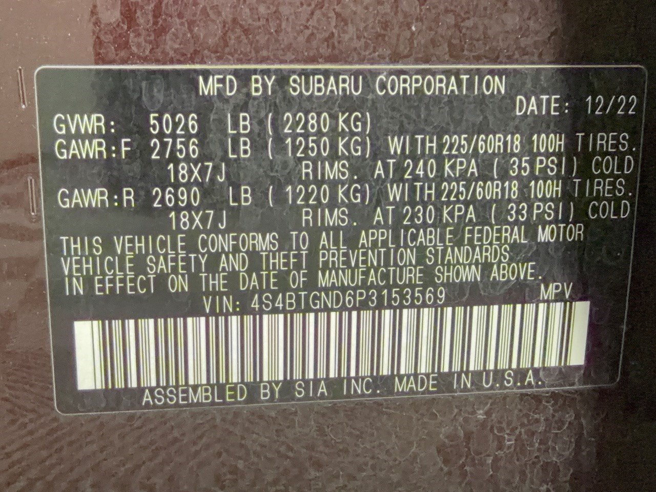 Used 2023 Subaru Outback Limited XT AWD/4WD image 31