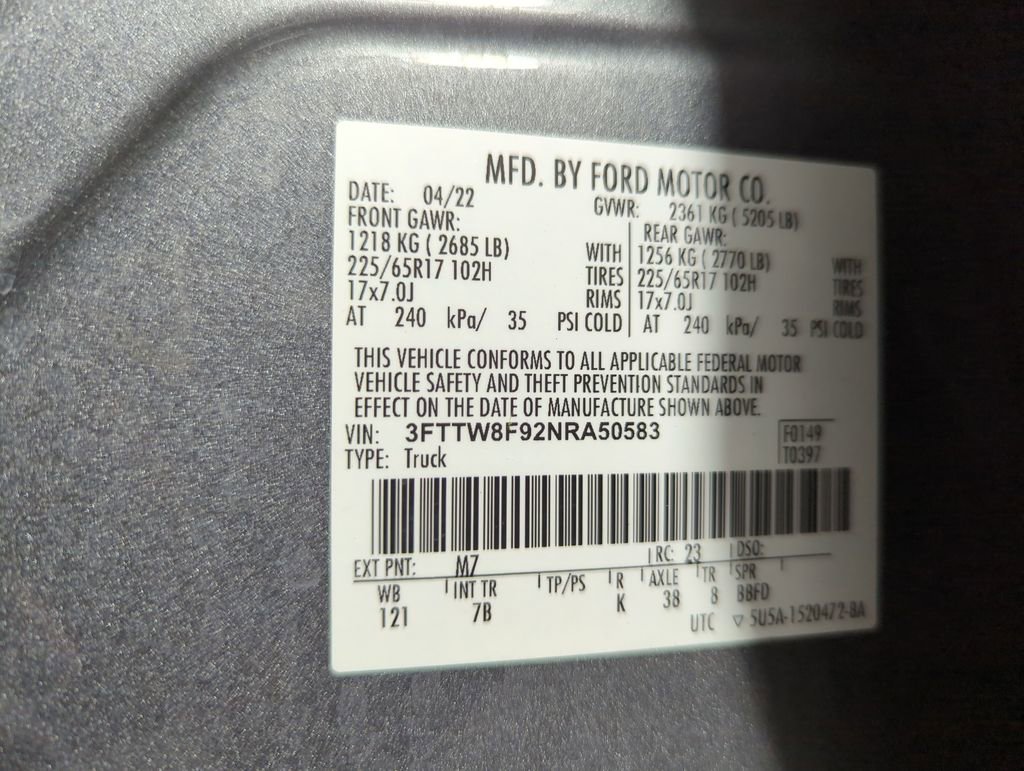 Used 2022 Ford Maverick XLT w/ Equipment Group 300A Standard image 24