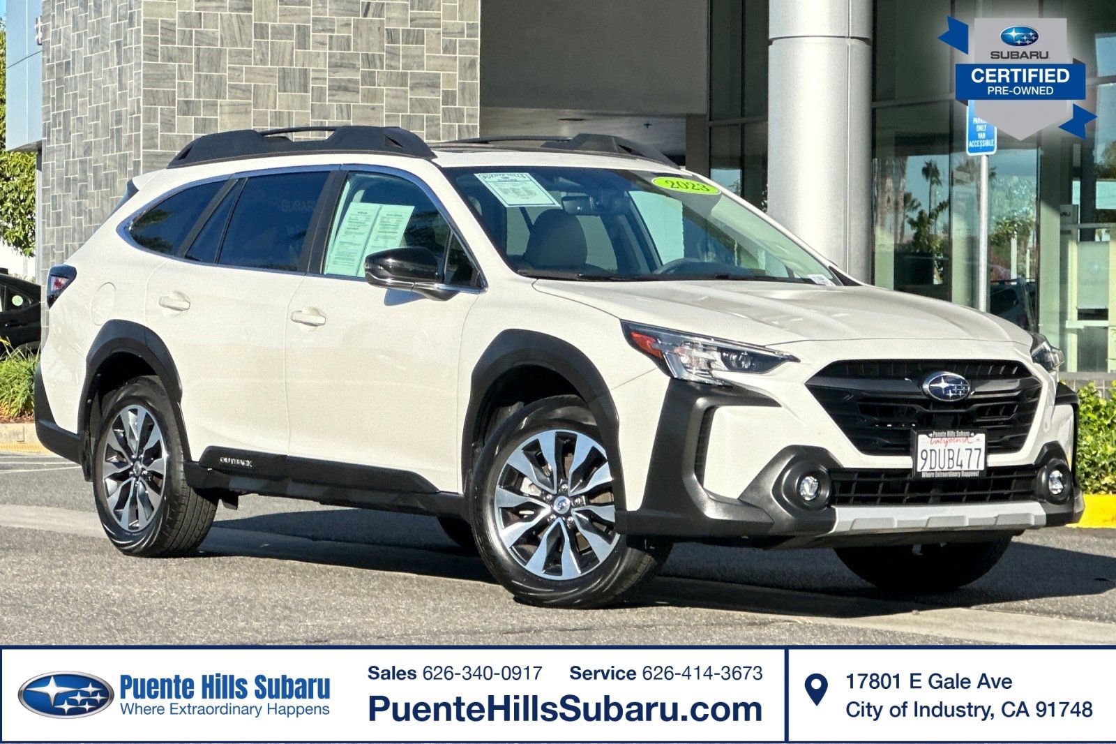 Certified 2023 Subaru Outback Limited