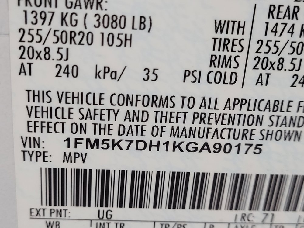 Used 2019 Ford Explorer XLT w/ Equipment Group 202A FWD image 33