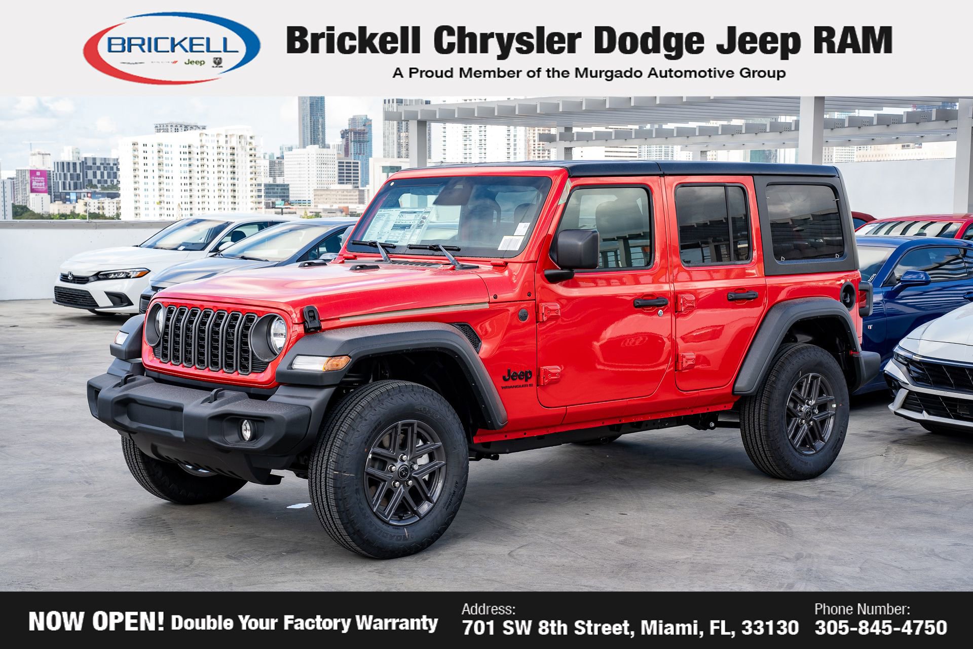 New 2026 Jeep Wrangler Sport S image 1