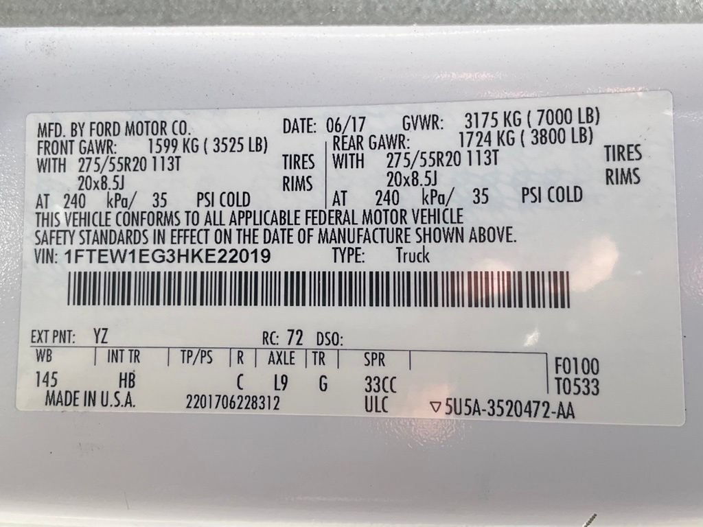 Used 2017 Ford F150 Lariat AWD/4WD image 51