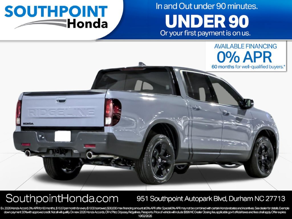 New 2026 Honda Ridgeline Black Edition image 3