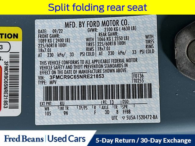 Certified 2022 Ford Bronco Sport Outer Banks w/ Tech Package image 38