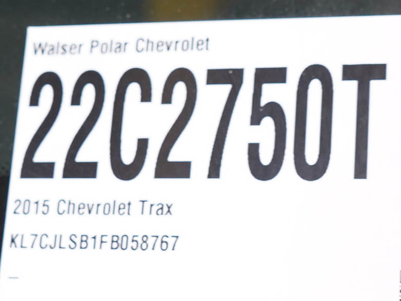 Used 2015 Chevrolet Trax LT w/ LT Sun and Sound Package FWD image 30