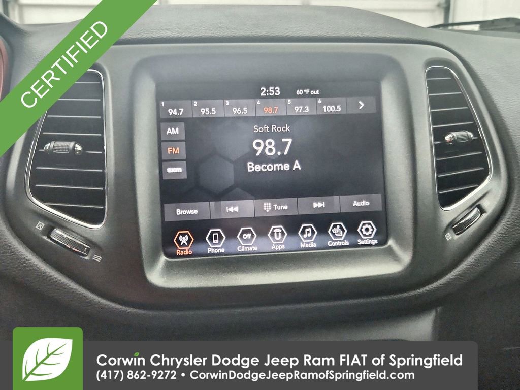 Certified 2020 Jeep Compass Trailhawk w/ Cold Weather Group image 23