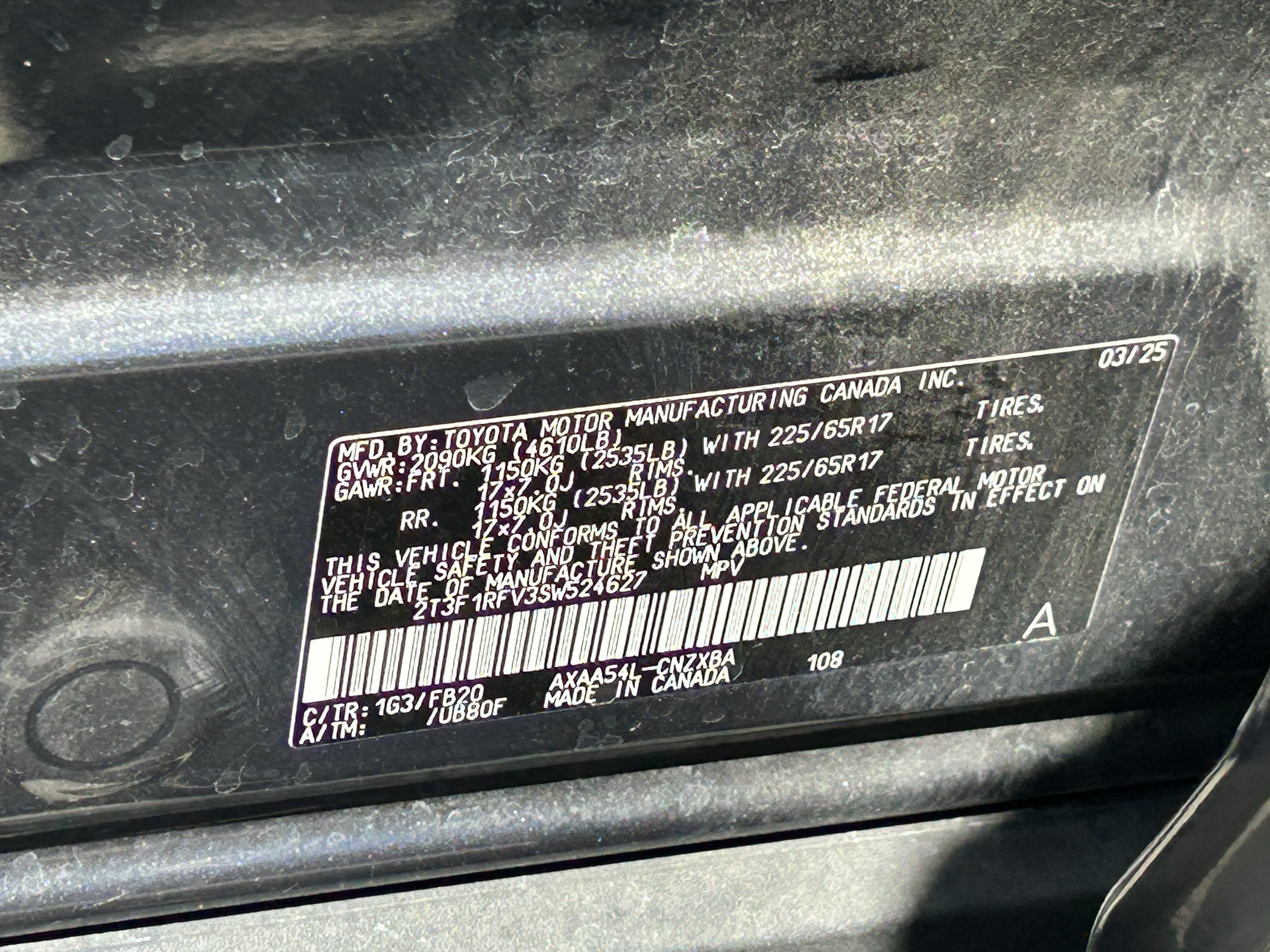 Used 2025 Toyota RAV4 LE AWD/4WD image 9
