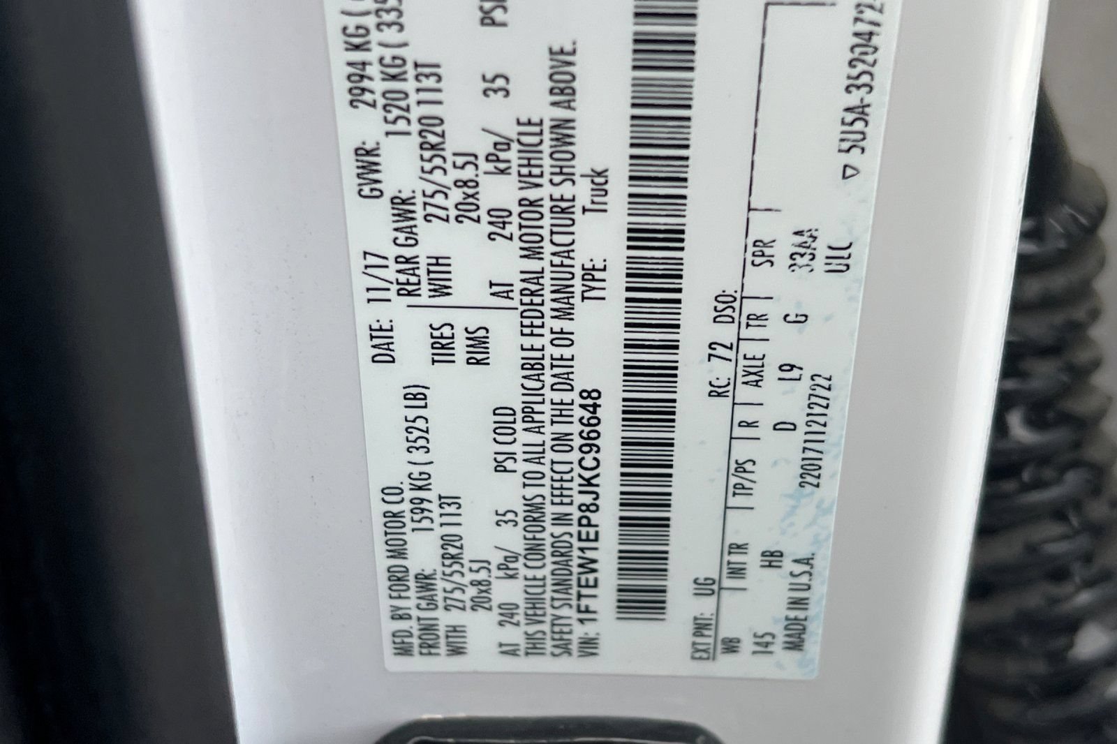 Used 2018 Ford F150 Lariat w/ Equipment Group 502A Luxury AWD/4WD image 32