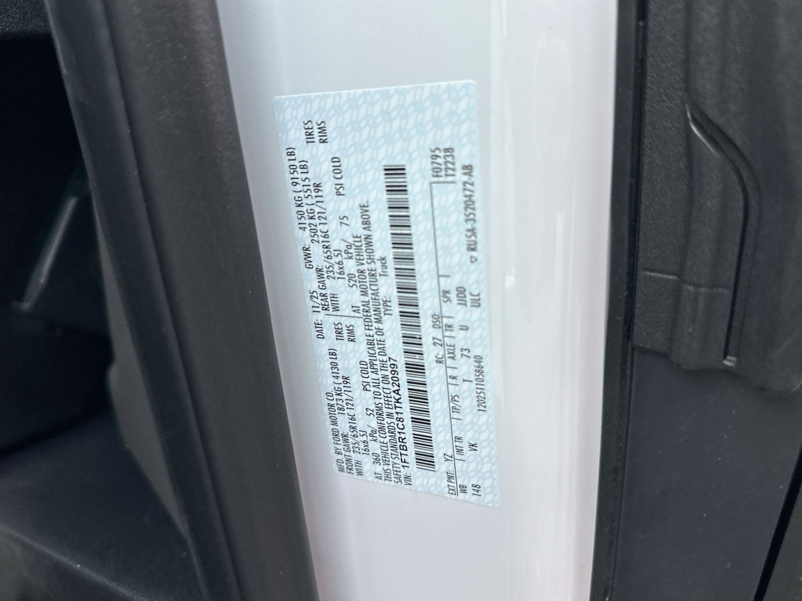 New 2026 Ford Transit 250 Base w/ Load Area Protection Package image 41