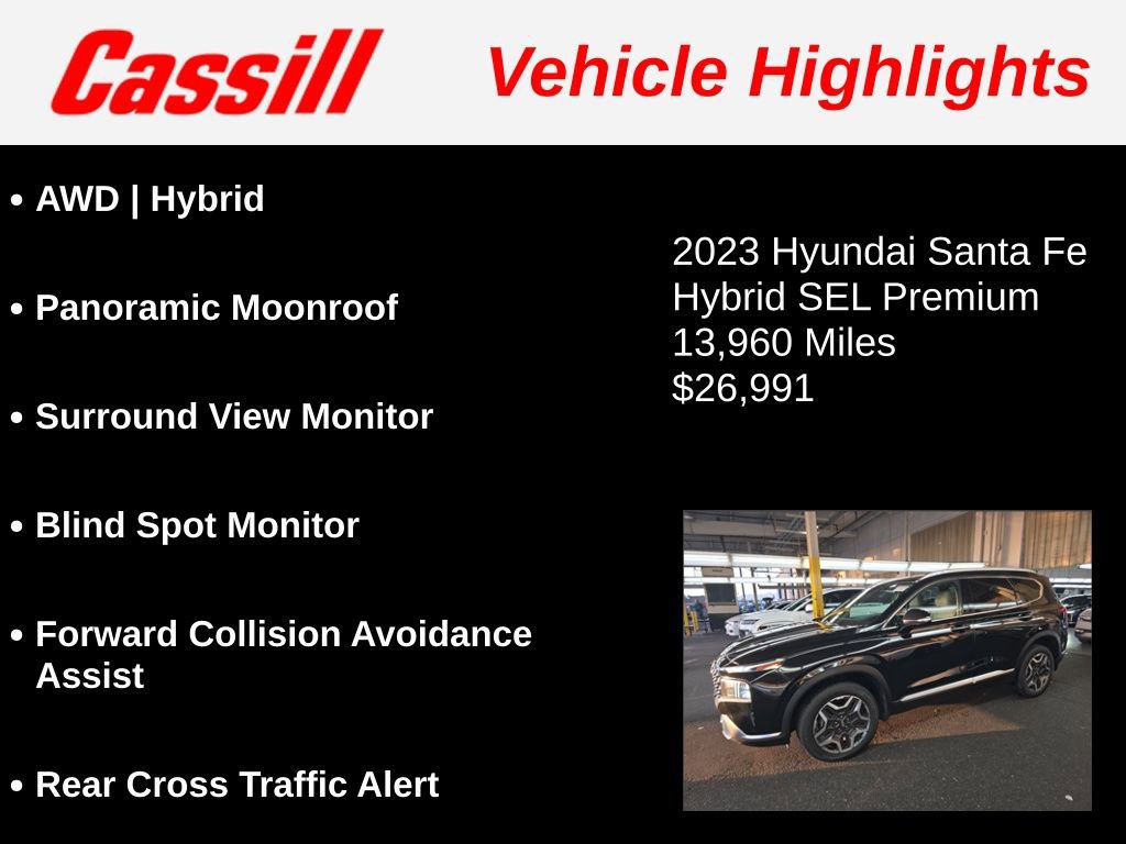Used 2023 Hyundai Santa Fe SEL Premium image 3