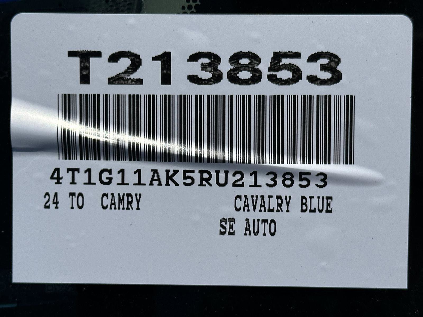 Certified 2024 Toyota Camry SE FWD image 15