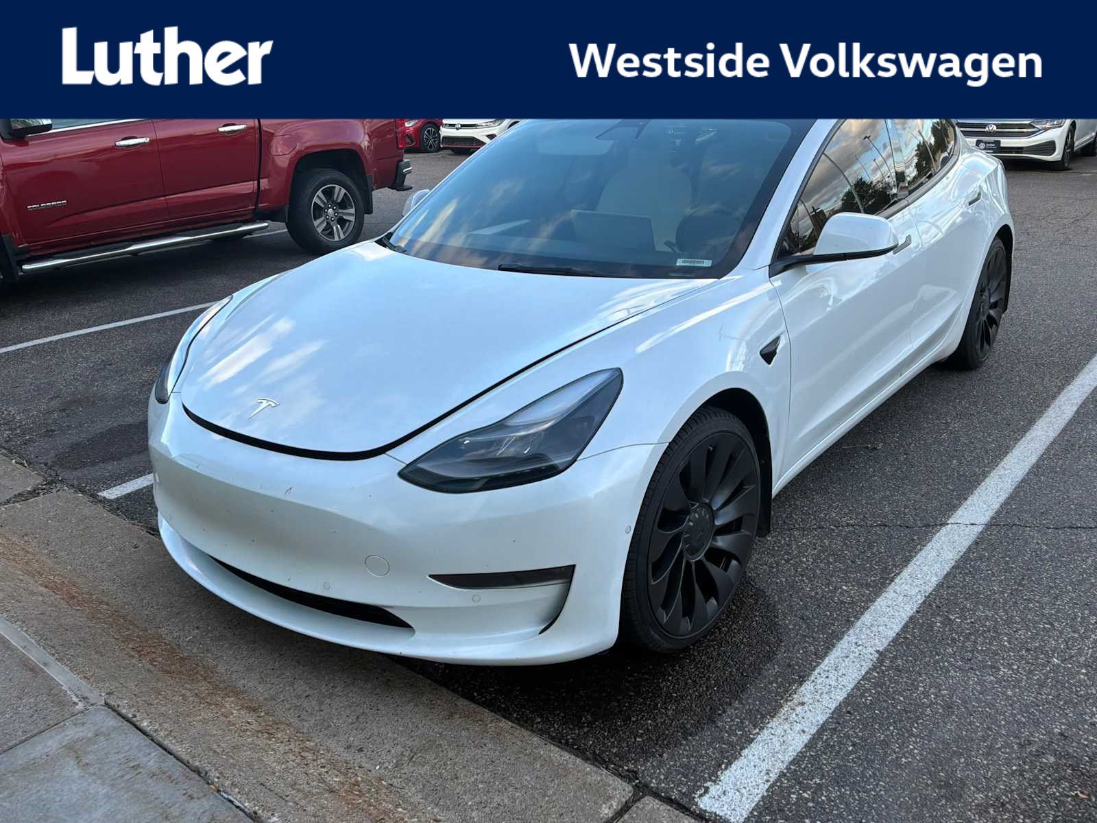 Used 2022 Tesla Model 3 Performance AWD/4WD image 1
