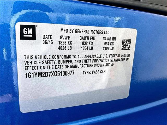 Used 2016 Chevrolet Corvette Stingray Coupe w/ 3LT Preferred Equipment Group image 30