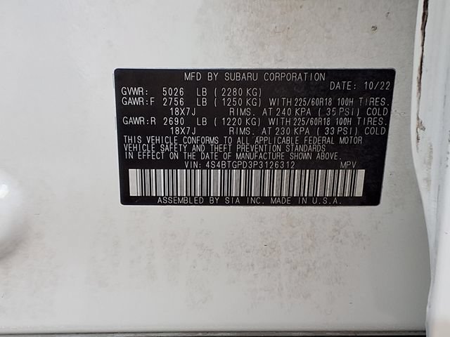 Used 2023 Subaru Outback Onyx Edition AWD/4WD image 10