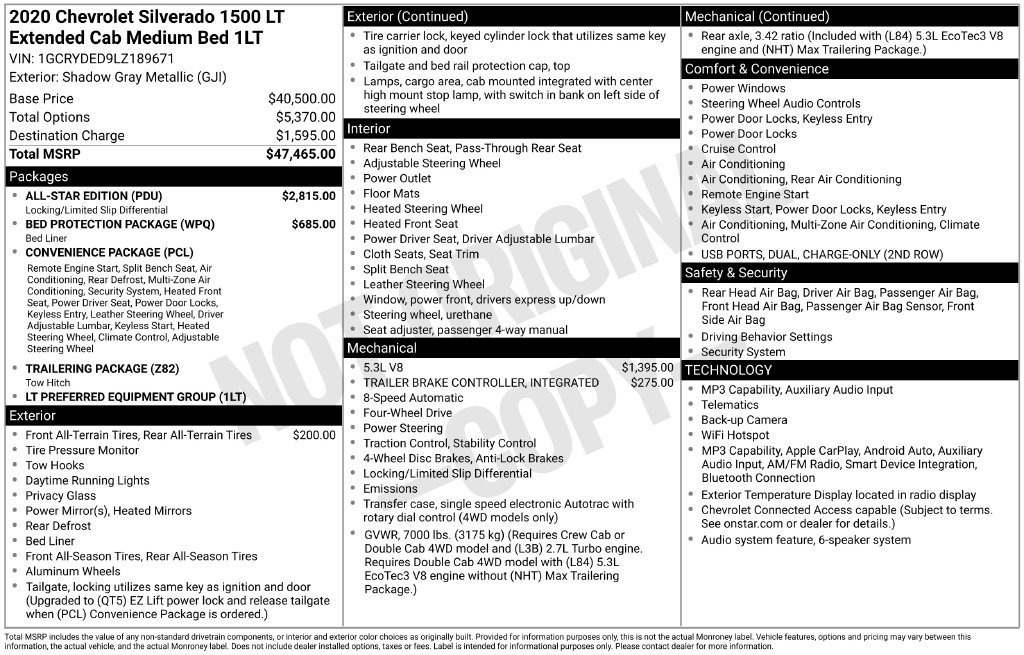 Used 2020 Chevrolet Silverado 1500 LT w/ All-Star Edition AWD/4WD image 11