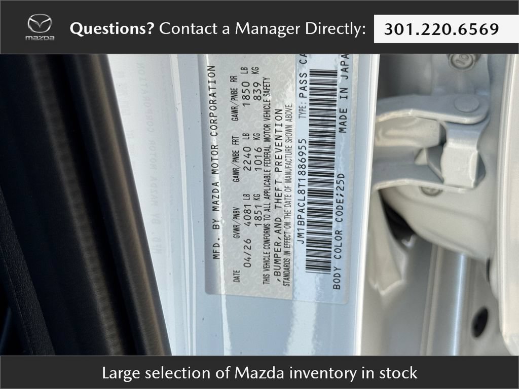 New 2026 MAZDA MAZDA3 2.5 S Sedan w/ Preferred Pkg FWD image 30