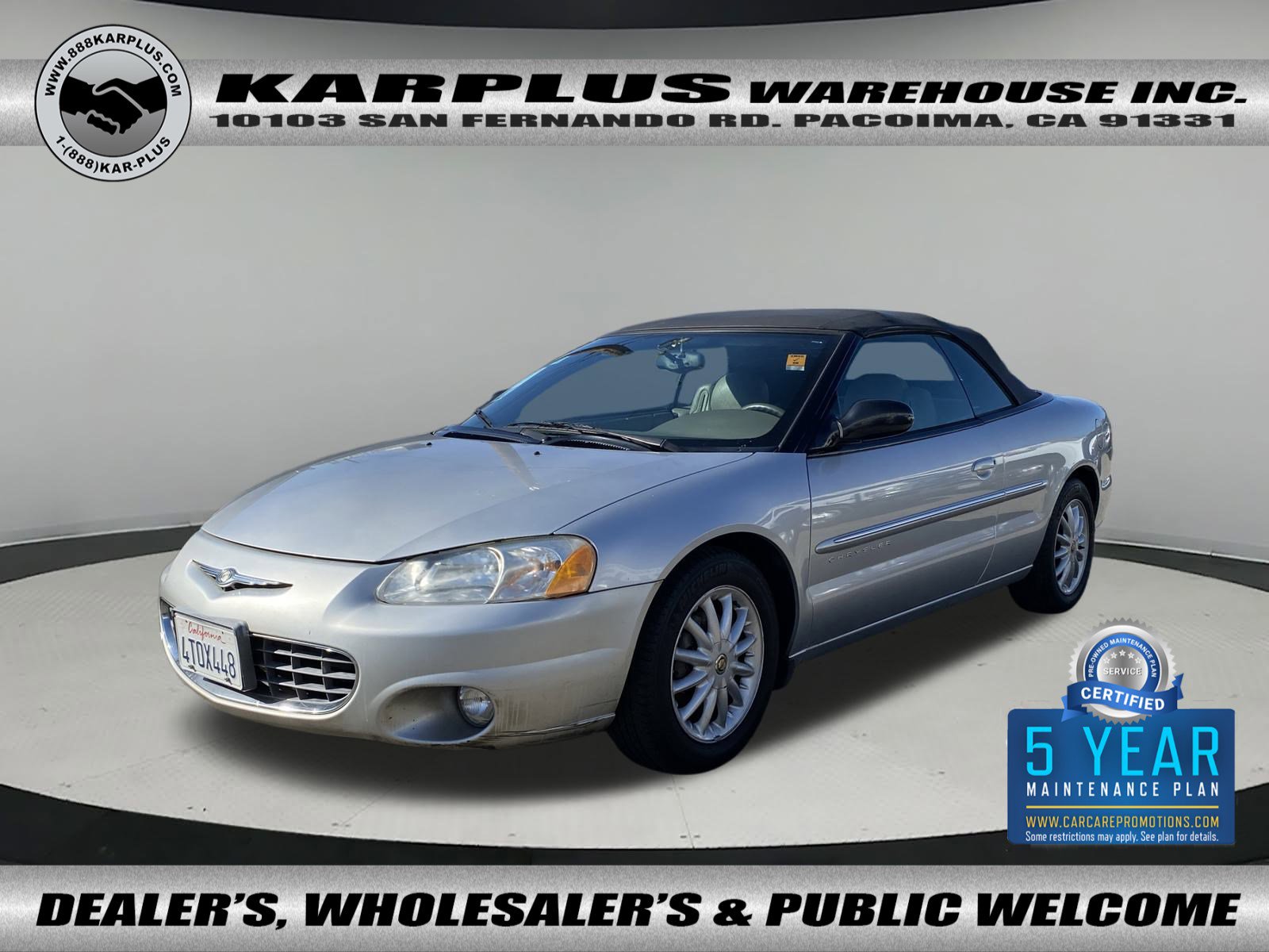 Used 2001 Chrysler Sebring for Sale - Kelley Blue Book